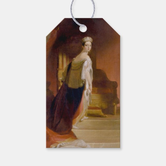 Etiqueta Para Presente Rainha Vitória (por Thomas Sully) (Frente)