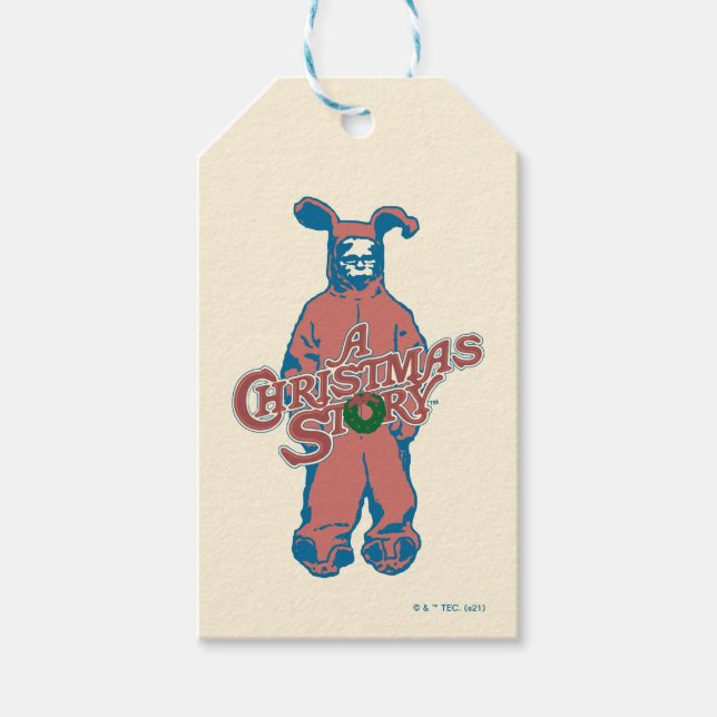 Etiqueta Para Presente Ralphie | Pesadelos Rosa (Frente)