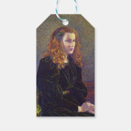 Etiqueta Para Presente Rapariga em Verde (por Theo van Ryszard berghe)