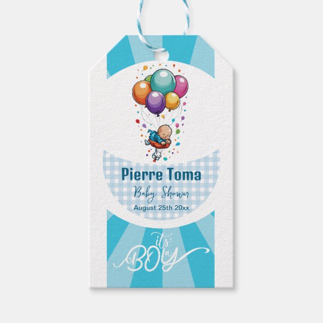 Etiqueta Para Presente rapaz (Frente)