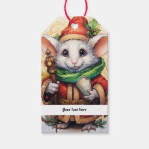 Rato de Natal Fofo 4 Seu Texto Aqui