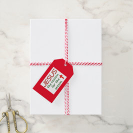 Etiqueta Para Presente Razão de Jesus de Natal para a temporada