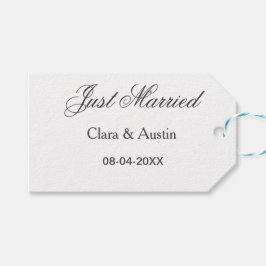Etiqueta Para Presente Recém-casados adicionar nome do casal data ano sim