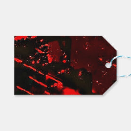 Etiqueta Para Presente Recycled plastic happiness blue abstract gift tag