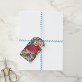 Etiqueta Para Presente Red Cardinal Natal