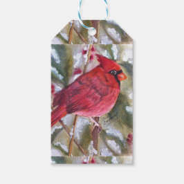 Etiqueta Para Presente Red Cardinal Natal
