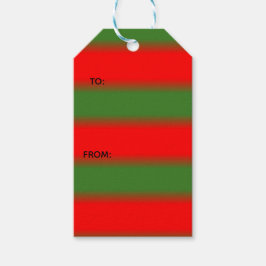 Etiqueta Para Presente Red & Green Classic Christmas Gift Tags