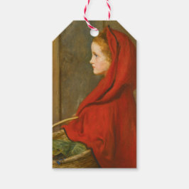 Etiqueta Para Presente Red Riding Hood (por John Everett Millais)