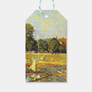 Etiqueta Para Presente Regata em Hampton Court Alfred Sisley Poster