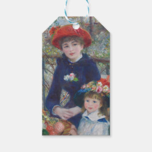 Etiqueta Para Presente Renoir Duas Irmãs Terrace Impressionismo Francês