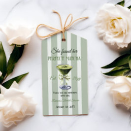 Etiqueta Para Presente Retro Chá de Noiva da Encontrando seu Parceiro Per