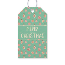 Retro Pink Christmas Ornaments