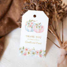 Revelação de Gênero de Abóbora Azul e Rosa de Outo