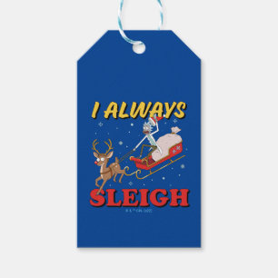 Etiqueta Para Presente Rick and Morty I Always Sleigh
