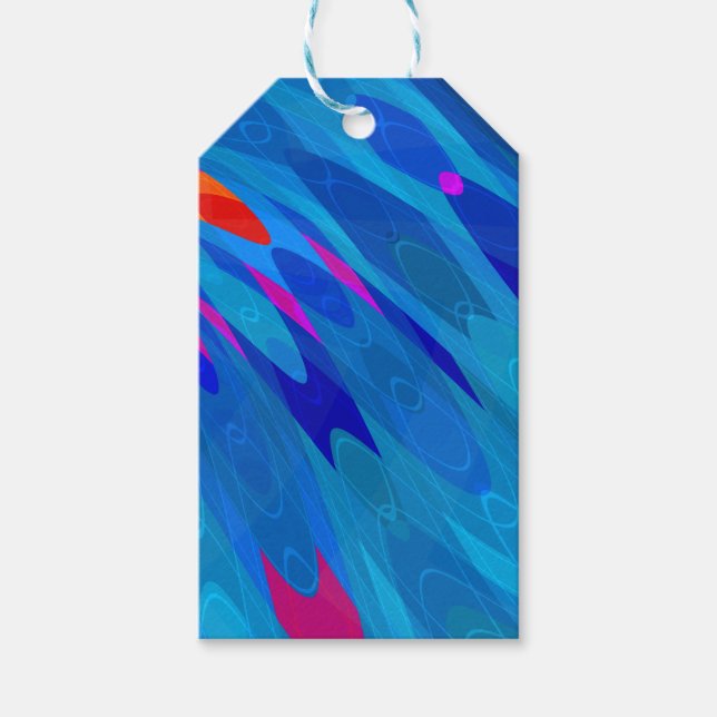 Etiqueta Para Presente Ripple do mar (Frente)