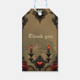 Etiqueta Para Presente Romance Gótico: Paixão Oculta.