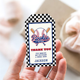 Etiqueta Para Presente Rookie Do Ano Da Festa de aniversário Personalizad