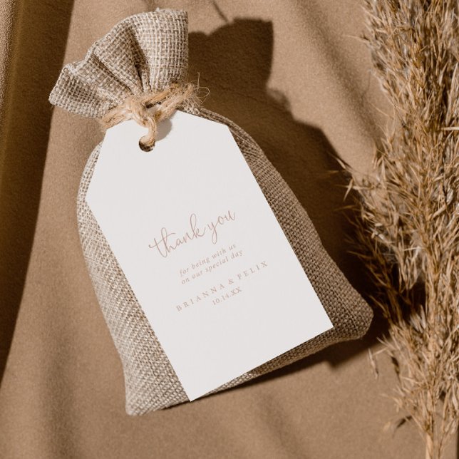 Etiqueta Para Presente Rosa Dourado Amor, Rico, Arranjo, Obrigado (Criador carregado)