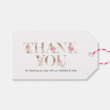 Rosa, flores Douradas e cor-de-rosa obrigado você