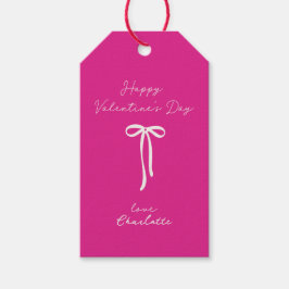 Etiqueta Para Presente Rosa neon | Dia de os namorados arco