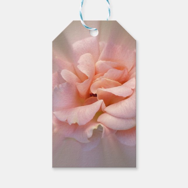 Etiqueta Para Presente rosa ouro (Frente)