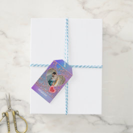 Etiqueta Para Presente Rosa Rosa Rosa Rosa Moderna, Namorados Românticos