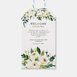 Etiqueta Para Presente Rosas Brancas - Boas-vindas Boas-vindas