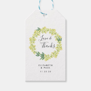 Etiqueta Para Presente Rosas e Tag do presente do favor de OlivesWedding