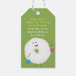 Etiqueta Para Presente Rosquinha de açúcar em pó Natal