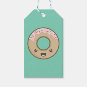 Etiqueta Para Presente Rosquinha de Kawaii