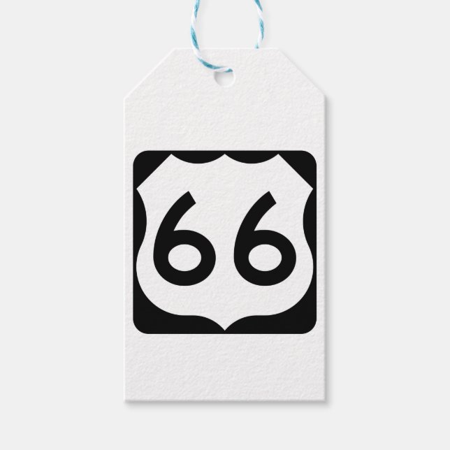 Etiqueta Para Presente Rota 66 (Frente)