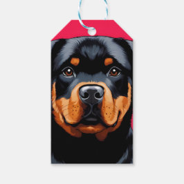 Etiqueta Para Presente Rottweiler