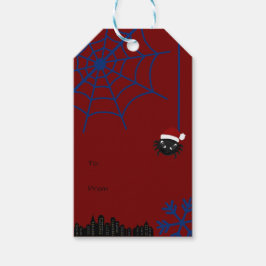 Etiqueta Para Presente Rótulo de Presente Personalizado de Aranha de Nata