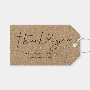Etiqueta Para Presente Rótulo do produto "Heart Small Business"