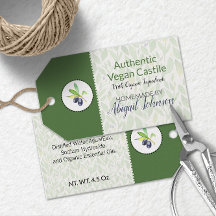 Rótulo para Banho e Corpo Caseiro de Óleo de Oliva