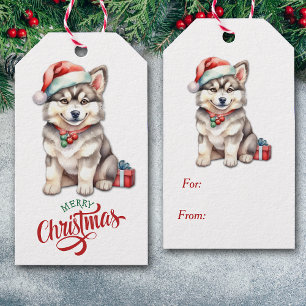 Etiqueta Para Presente Rouco de Papai Noel Bonito