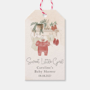 Etiqueta Para Presente Roupa Boho de Menina Bebê Chá de Bebê