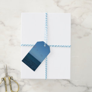 Etiqueta Para Presente Rua. Lucia Horizon Blue Ocean