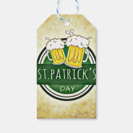 Etiqueta Para Presente Ruas, Cervejas do Dia de Patrick