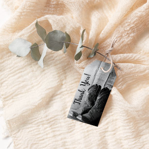 Etiqueta Para Presente Rustic Cowboy Boots Western Wedding Favor Tags