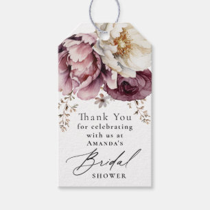 Etiqueta Para Presente Rustic Floral Abundance Obrigado Favor