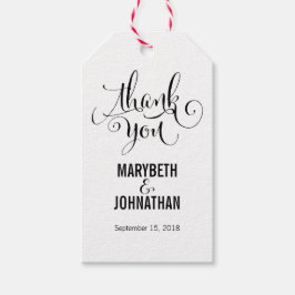 Etiqueta Para Presente Rustic Modern Nós Fazemos Casamento Escrito Obriga