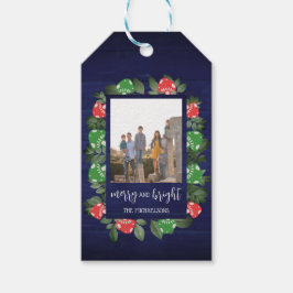 Etiqueta Para Presente Rustic Woodland Whimsical Mushrooms Christmas