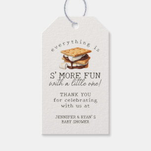 Etiqueta Para Presente S’mores Fall Bonfire Outdoor Chá de fraldas Favor