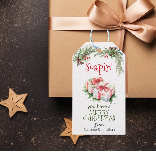 Etiqueta Para Presente Sabonete Artesanal Feliz Natal (Criador carregado)
