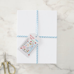 Etiqueta Para Presente Saco de Presente Chegada do Bebê no Baby Shower