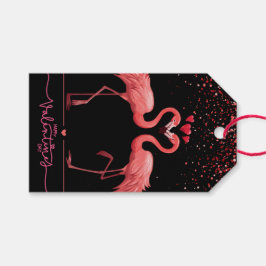 Etiqueta Para Presente Saco do Presente - Flamingo Rosa