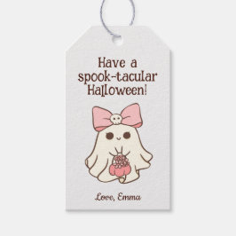 Etiqueta Para Presente Sacolinha de Favor de Halloween para Truque ou Gos