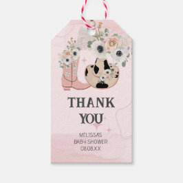 Etiqueta Para Presente Saddle Western Cowgirl Theme Obrigado