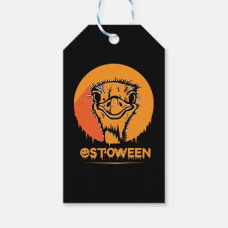 Etiqueta Para Presente Safari Africa serengeti willife halloween Ostrich